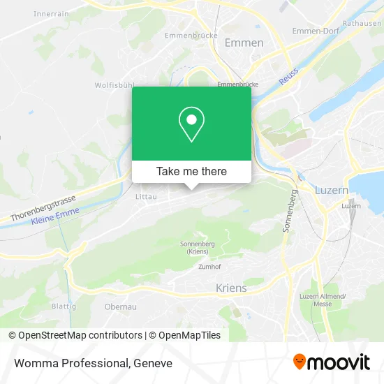 Womma Professional map
