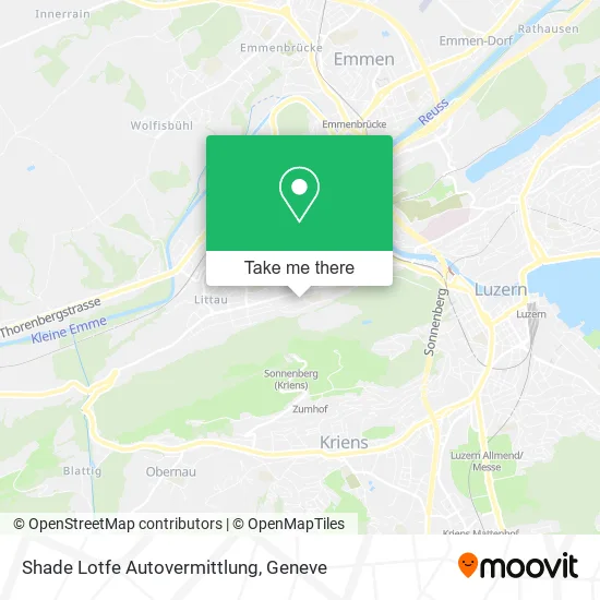Shade Lotfe Autovermittlung map