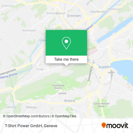 T-Shirt Power GmbH map