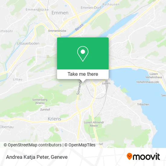 Andrea Katja Peter map