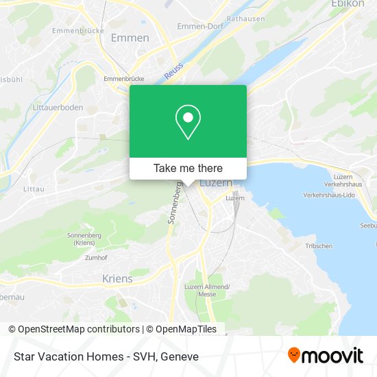 Star Vacation Homes - SVH map