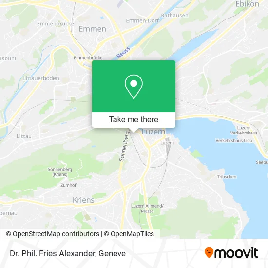 Dr. Phil. Fries Alexander map