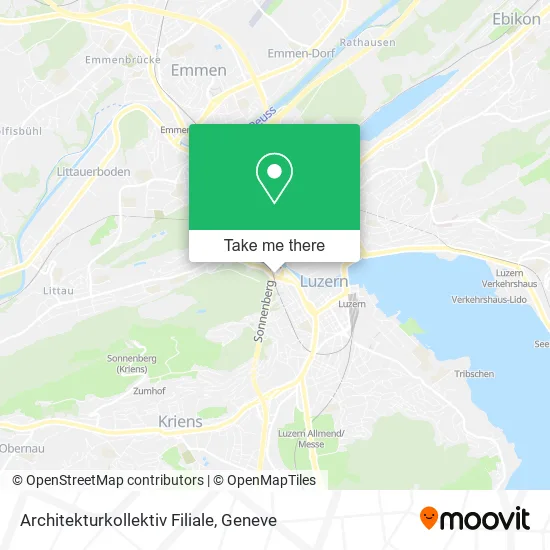 Architekturkollektiv Filiale map