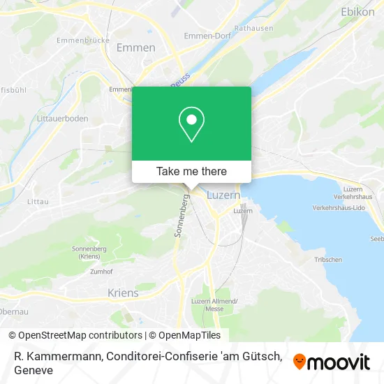 R. Kammermann, Conditorei-Confiserie 'am Gütsch map