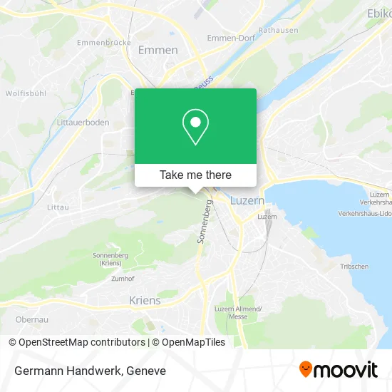 Germann Handwerk map