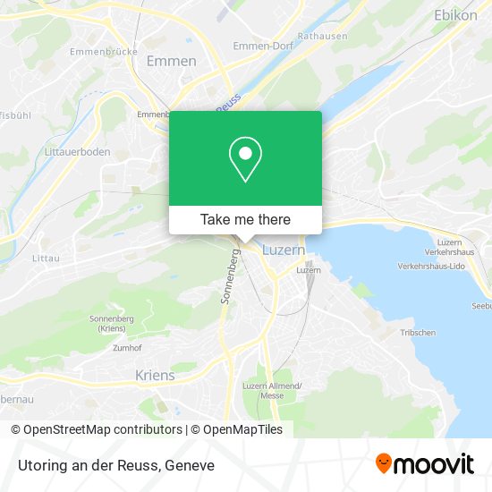 Utoring an der Reuss map
