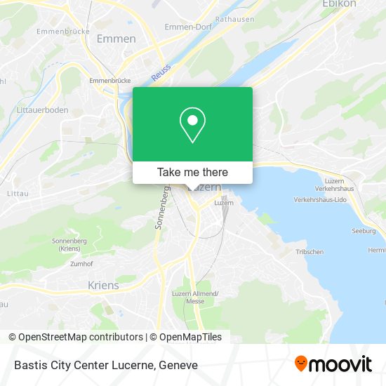 Bastis City Center Lucerne map