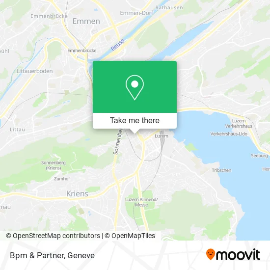 Bpm & Partner map