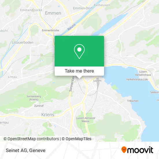 Seinet AG map