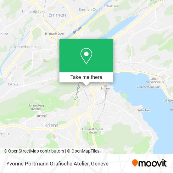 Yvonne Portmann Grafische Atelier map