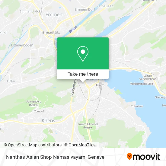 Nanthas Asian Shop Namasivayam map