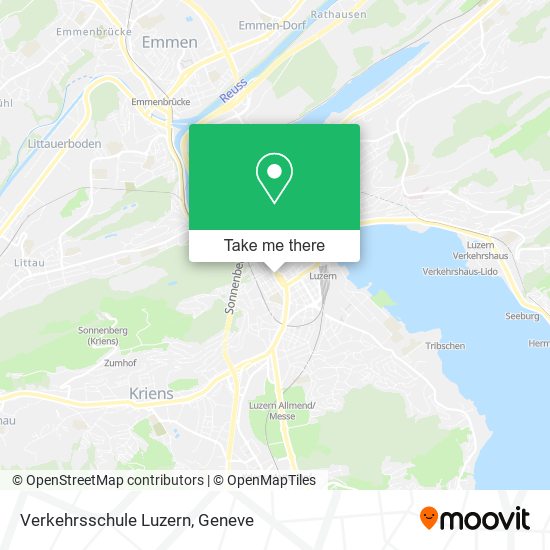 Verkehrsschule Luzern map