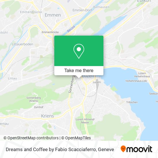 Dreams and Coffee by Fabio Scacciaferro map