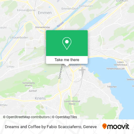 Dreams and Coffee by Fabio Scacciaferro map