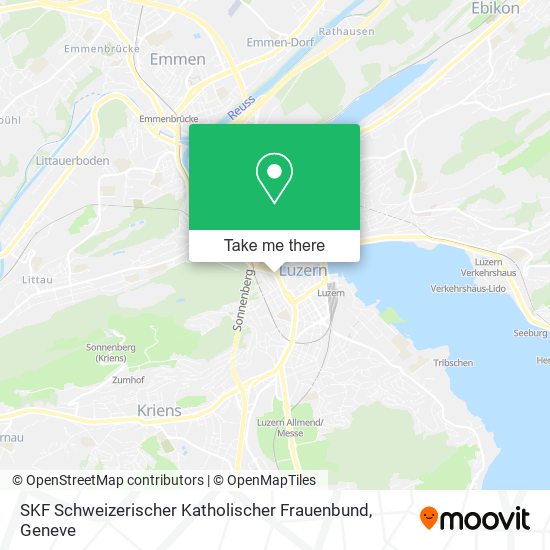 SKF Schweizerischer Katholischer Frauenbund map