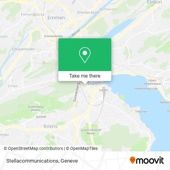 Stellacommunications map