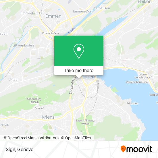 Sign map