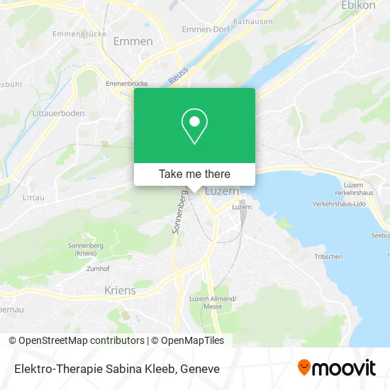 Elektro-Therapie Sabina Kleeb map