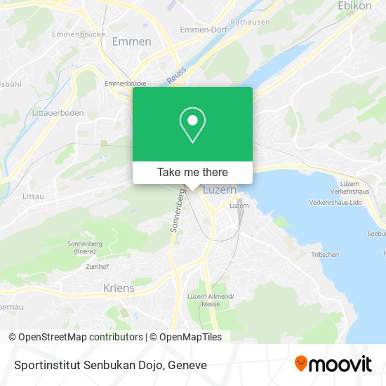 Sportinstitut Senbukan Dojo map