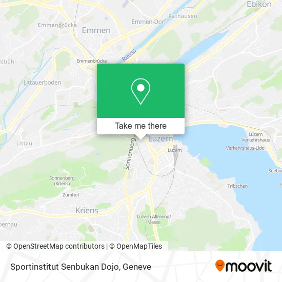 Sportinstitut Senbukan Dojo map