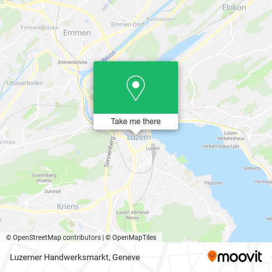 Luzerner Handwerksmarkt map
