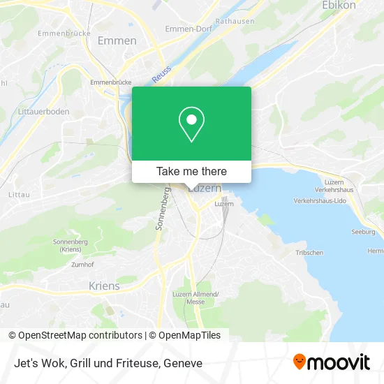 Jet's Wok, Grill und Friteuse map