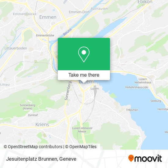 Jesuitenplatz Brunnen map