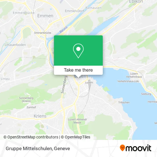 Gruppe Mittelschulen map