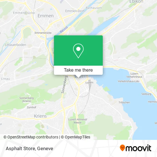 Asphalt Store map