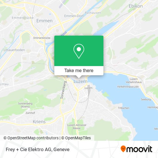 Frey + Cie Elektro AG map