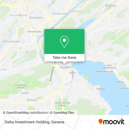 Delta Investment Holding map