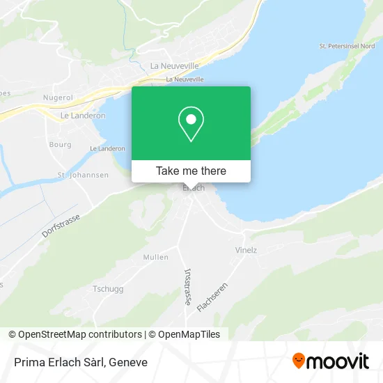 Prima Erlach Sàrl map