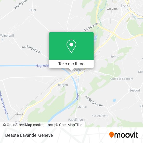Beauté Lavande map