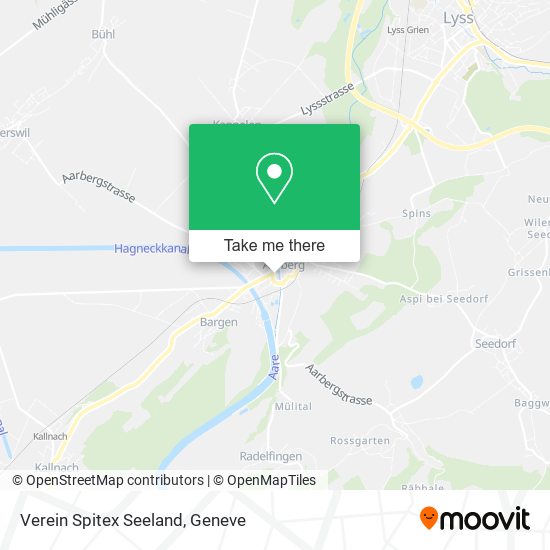Verein Spitex Seeland map