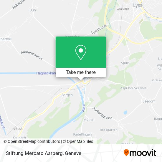 Stiftung Mercato Aarberg map