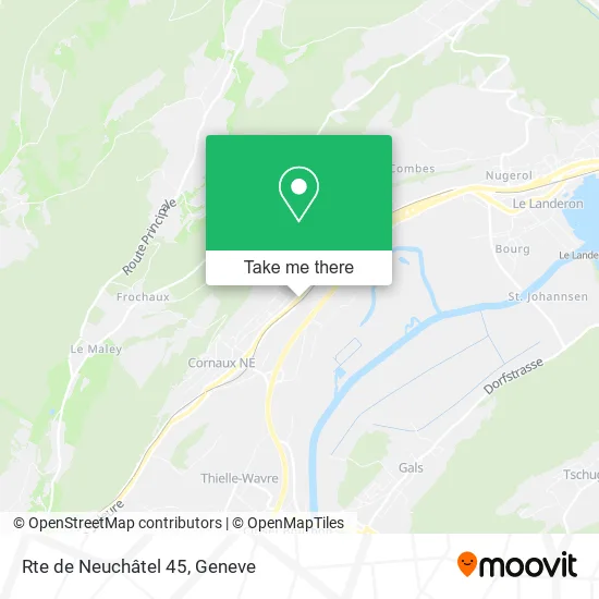 Rte de Neuchâtel 45 map