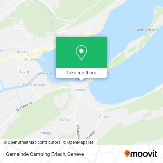 Gemeinde Camping Erlach map