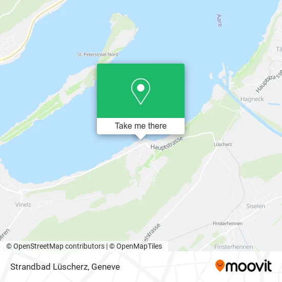 Strandbad Lüscherz map