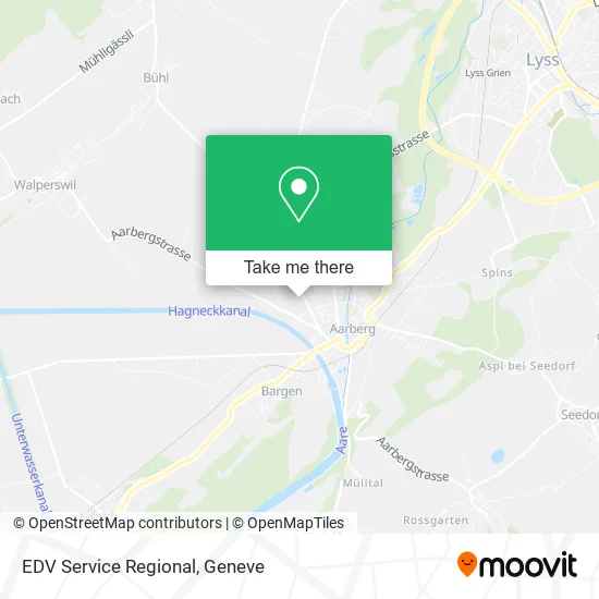 EDV Service Regional map