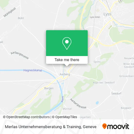 Merlas Unternehmensberatung & Training map
