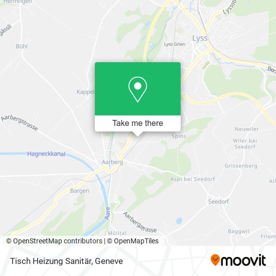 Tisch Heizung Sanitär map
