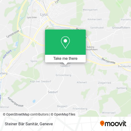 Steiner Bär Sanitär map