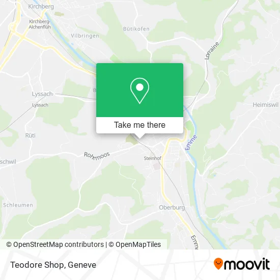 Teodore Shop map