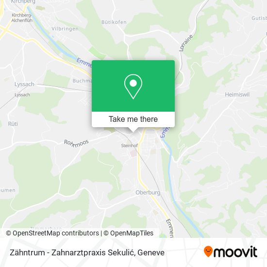 Zähntrum - Zahnarztpraxis Sekulić map