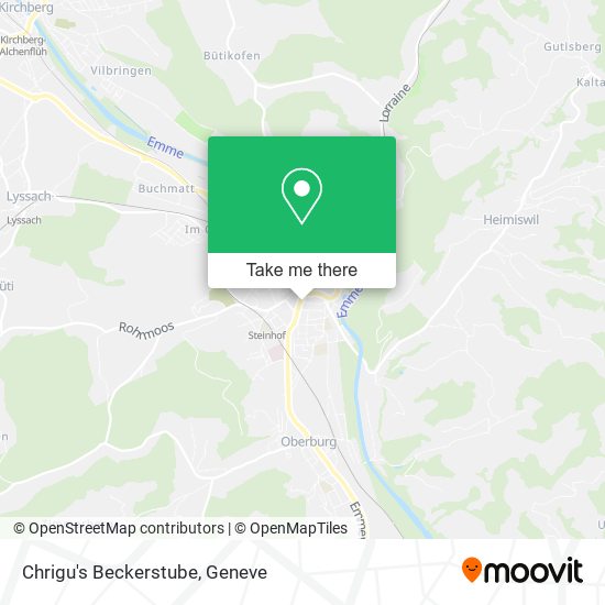 Chrigu's Beckerstube map