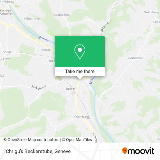 Chrigu's Beckerstube plan