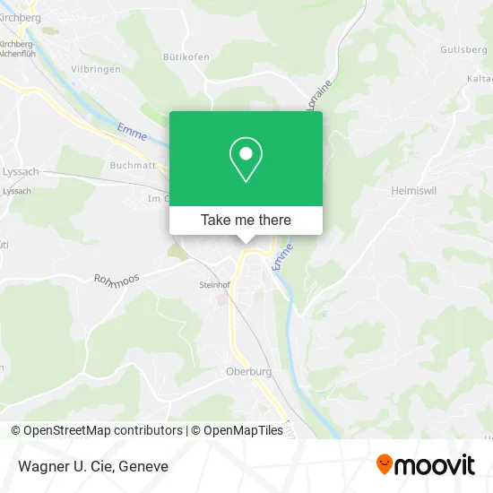 Wagner U. Cie map