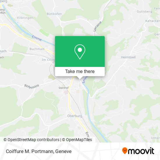 Coiffure M. Portmann map