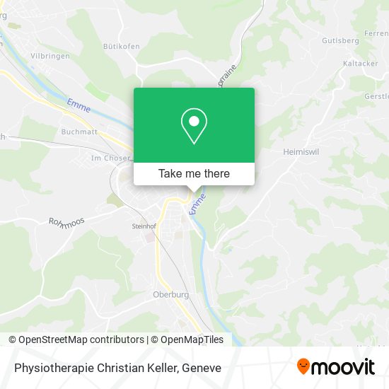 Physiotherapie Christian Keller map
