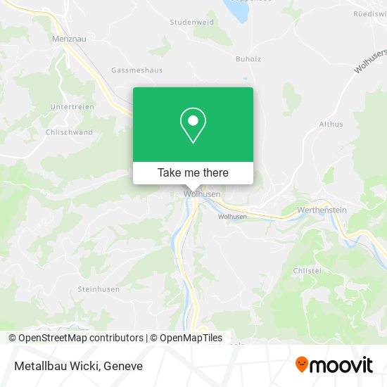 Metallbau Wicki map